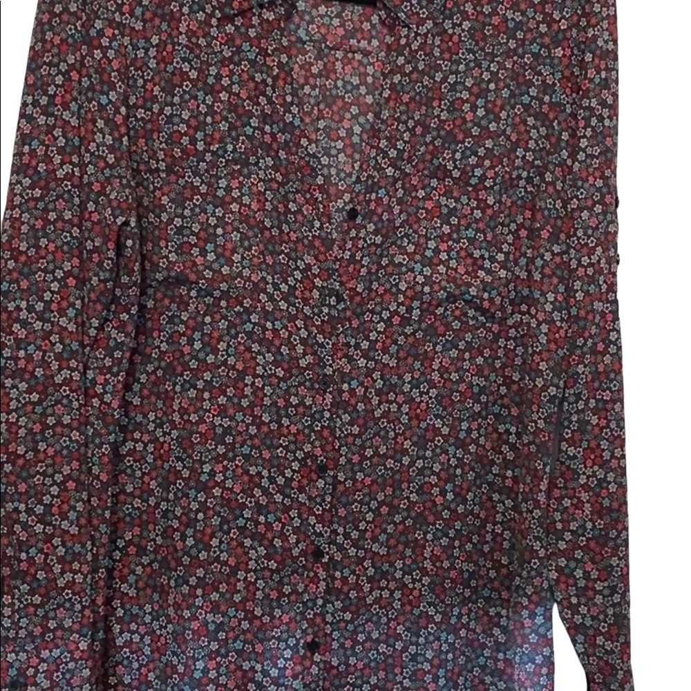 Pre-owned Express Floral Blouse - Picture 2 of 2